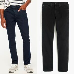 JCrew Factory Straight-fit flex jean in shadow wash 31 short